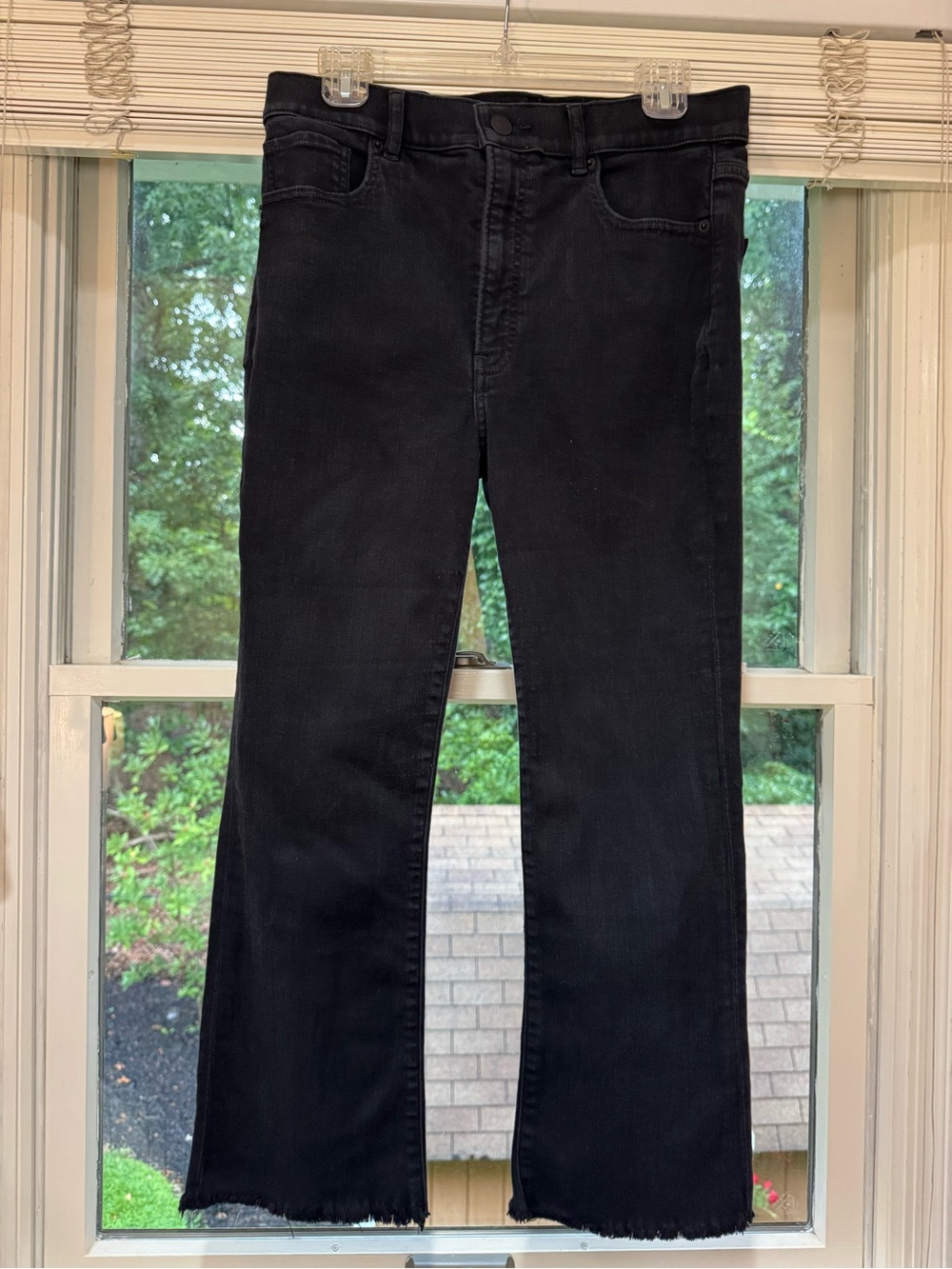 Express Black Ankle Crop Jeans